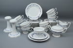 Kaffeservis, 26 delar, porslin, rosenkant, Maria, Rosenthal.