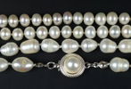 Pärlcollier, 2 st.