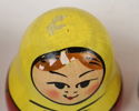 Matryoshka, 10 delar, trä Ryssland, komplett, 1960-70 tal.