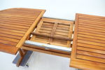 Trädgårdsmöbler, 7 delar, teak/textil, Brafab.