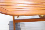 Trädgårdsmöbler, 7 delar, teak/textil, Brafab.