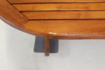 Trädgårdsmöbler, 7 delar, teak/textil, Brafab.