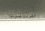 Beck & Jung, ''Computer ink plot'', ''Indiangame I'', litografi 24/150, signerad, 1985.