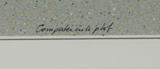 Beck & Jung, ''Computer ink plot'', ''Indiangame III'', litografi 24/139, signerad, 1985.