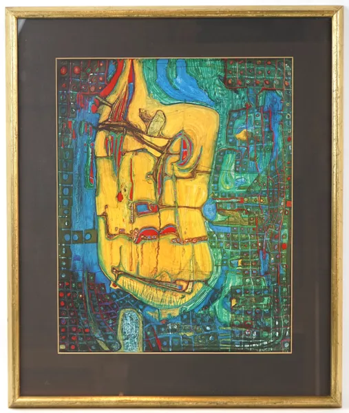 Friedensreich Hundertwasser, tryck.