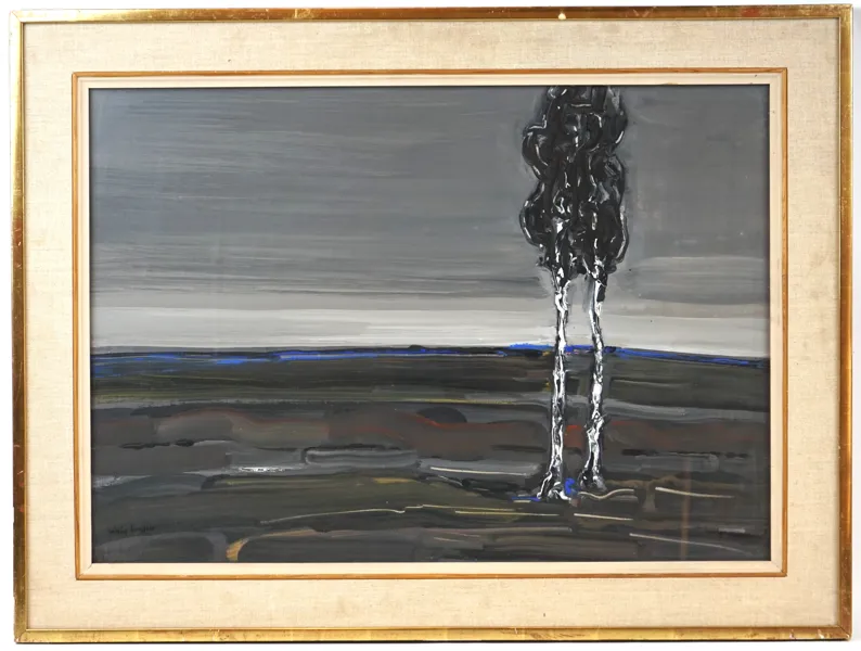 Wiking Svensson, akryl, signerad.