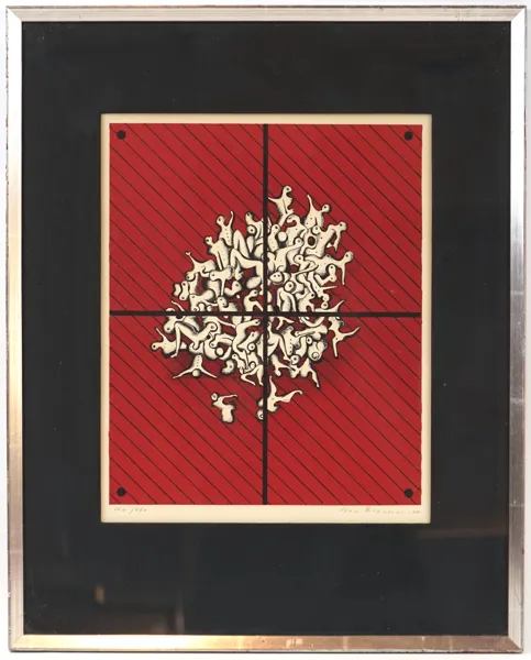 Uno Svensson, litografi 106/380, signerad, 1974.