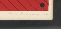 Uno Svensson, litografi 106/380, signerad, 1974.