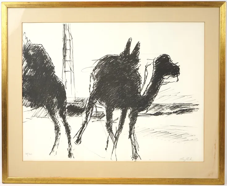 Hugo Zuhr, litografi 69/260, signerad.