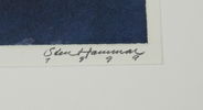 Sten Hammar, "Gubben Larsson", litografi 21/25, signerad, 1999.