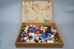 Byggkran och Lego, ett parti.