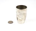 Bägare och mynt, silver, bl.a C.G.Hallberg.