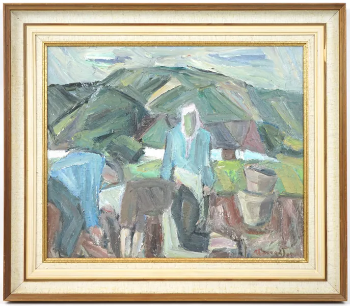 Carl Berndtsson, olja på duk, signerad.