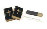 Psalmböcker och glasögon, 3 delar, 1800-talets andra hälft.