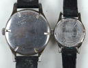 Armbandsur, 2 st, Olma och Longines, manuella, stål.