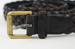 Mulberry, herrbälte, flätat läder/mässing.