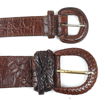 Mulberry, dambälten, 2 st, congoläder/metall.
