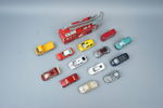 Leksaksbilar, 14 st, metall/plast, bl.a Matchbox och Dinky Toys.