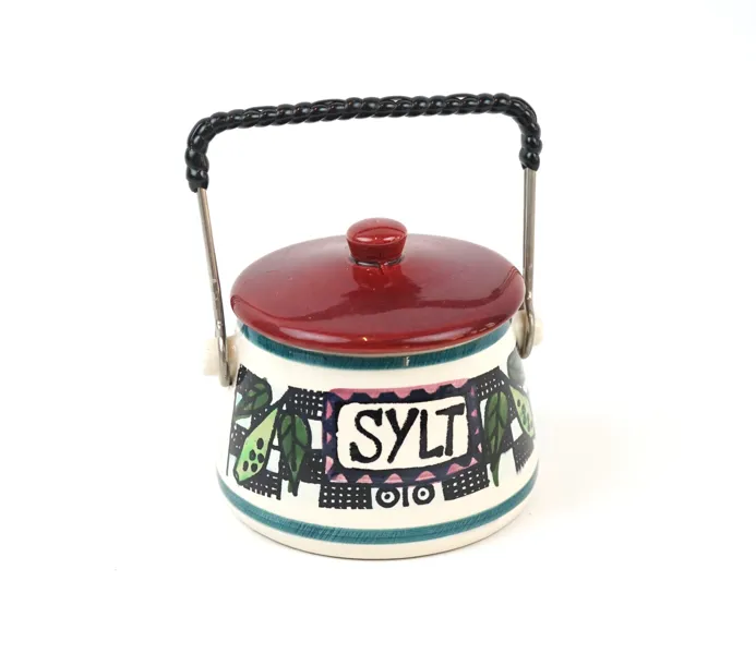 Edvin Jarup, syltburk, porslin, Deco Hälsingborg.