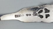 Kaffeskedar, ''Florentina'', silver.