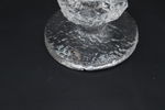 Ljusstakar samt ljuslyktor, 5 delar, glas, Ann Wolff, "Snöboll", Kosta Boda och Timo Sarpaneva, "Festivo", Iittala.