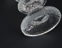 Ljusstakar samt ljuslyktor, 5 delar, glas, Ann Wolff, "Snöboll", Kosta Boda och Timo Sarpaneva, "Festivo", Iittala.