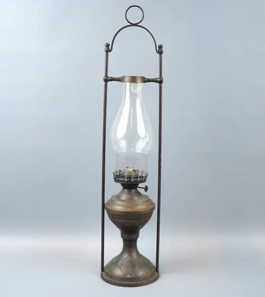 Fotogenlampa, metall/glas, WellFargo & Co.