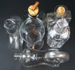 Karaffer och fyllehund, 6 delar, glas, bl.a Iittala.