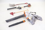 Trädgårdsredskap, 4 delar, bl.a Husqvarna samt Stihl.