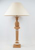 Bordslampa, lergods.
