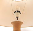 Bordslampa, lergods.