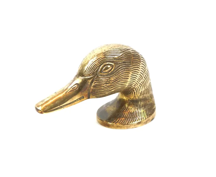 Kapsylöppnare, mässing, Ducky-modell.