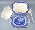 Soppterrin med soppslev, flintgods, ''Vista'', Mason's, England.