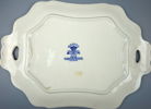 Soppterrin med soppslev, flintgods, ''Vista'', Mason's, England.