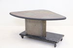 Soffbord, sten/metall.