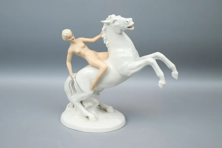 Figurin, porslin, Wallendorf.