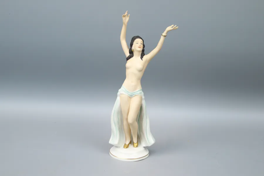 Kurt Steiner, figurin, porslin, Scahubach Kunst.