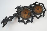 Konsoller m.m, 6 delar, metall.