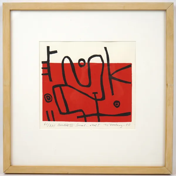 Bengt Wallberg, litografi, 61/275, signerad, 2000.