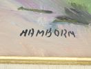 Knut Hamborn, olja på duk, signerad.