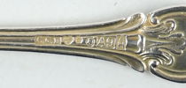 Kaffeskedar, 12 st, silver. Olga.