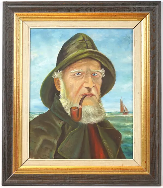 Oidentifierad konstnär, olja på duk, signerad Joel Lindberg.