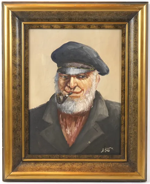 Oidentifierad konstnär, olja på duk, signerad B. Roth.