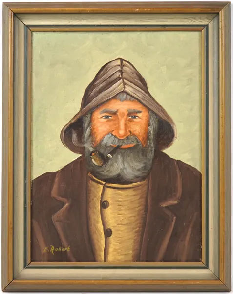 Oidentifierad konstnär, olja på duk, signerad E.Robert.