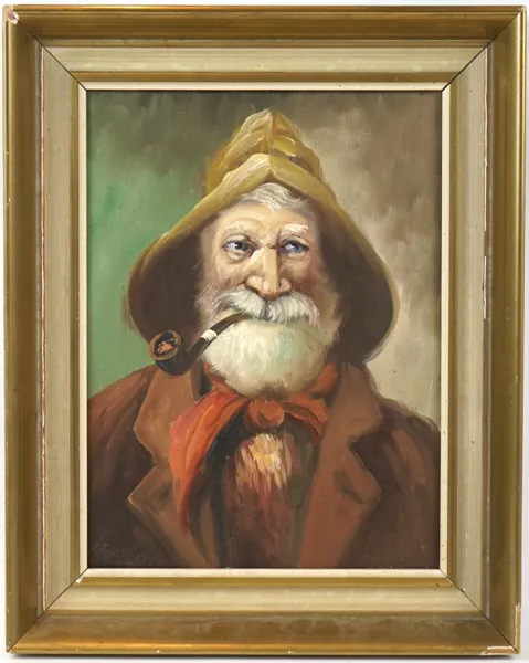 Oidentifierad konstnär, olja på duk, signerad.