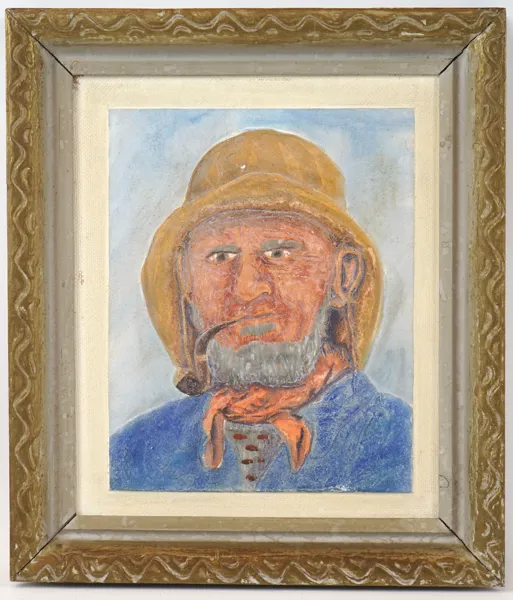 Oidentifierad konstnär, bemålad relief, osignerad.
