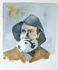 Lars Wetterbrandt, akvarell, 2 st, signerade.