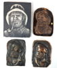 Oidentifierad konstnär, reliefer, keramik/metall, 1 st signerad.
