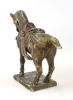 Skulptur, häst, bronspatinerad metall, Tang-stil, 1900-tal.