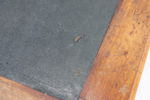 Skrivbord, mahogny/skinn.